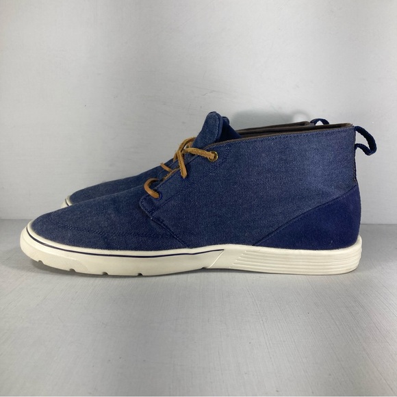 Under Armour Street Encounter Mid Denim Sneakers 1287194-410 Navy Blue Men 13 - Picture 4 of 9